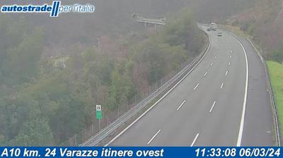 Preview delle webcam di Invrea: A10 km. 24 Varazze itinere ovest