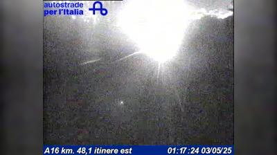 Preview delle webcam di Pianodardine: A16 km. 48,1 itinere est