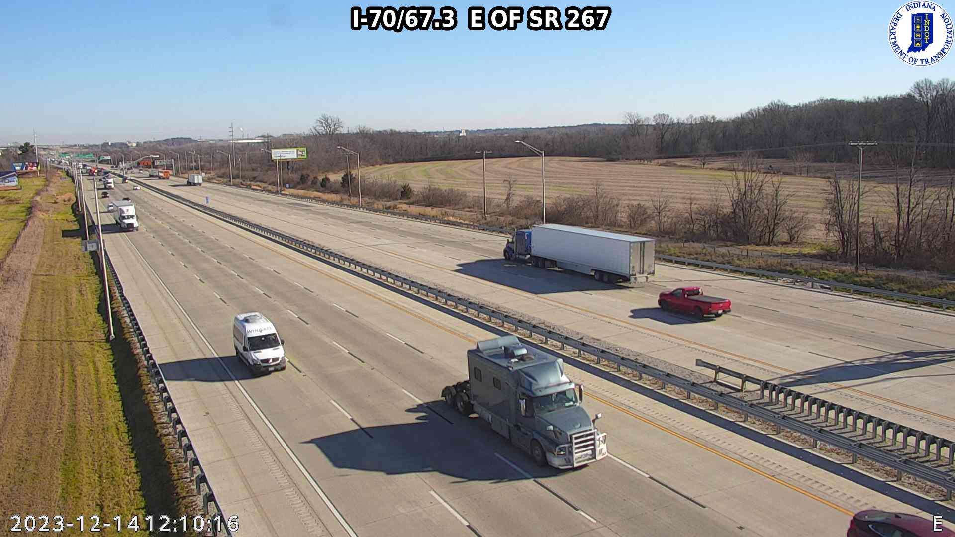 Traffic Cam Plainfield: I-70: I-70/67.3 E OF SR 267