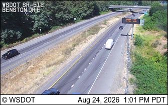 Traffic Cam Meeker: SR 512 at MP 11.4: Benston Rd