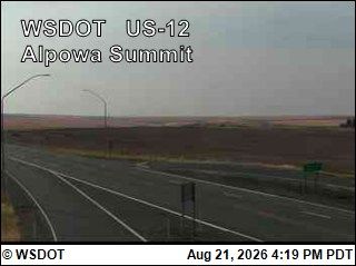 Traffic Cam Clarkston › West: US 12 at MP 413.3: Alpowa Summit