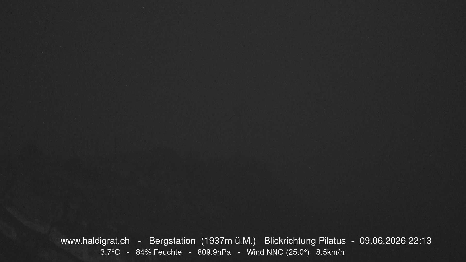 Wolfenschiessen: Bergstation Haldigrat (1937m) Blickrichtung West - Pilatus