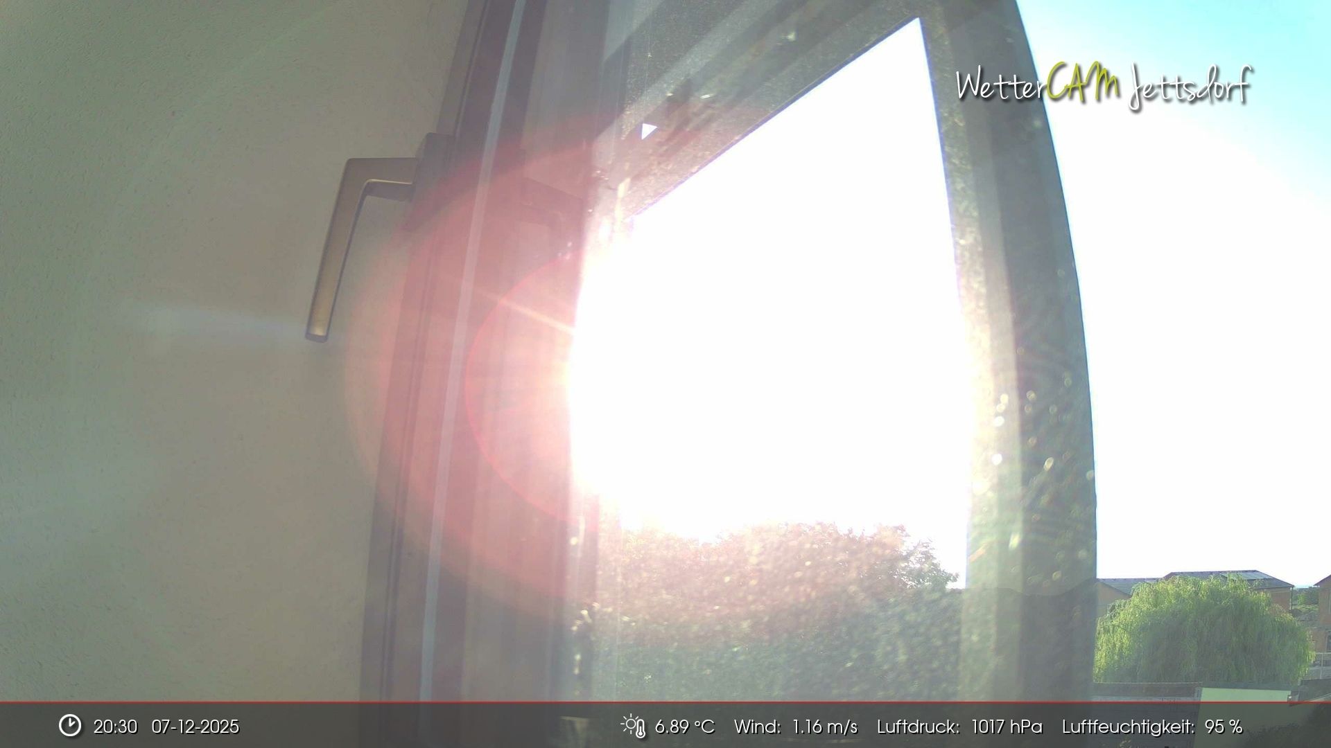 Traffic Cam Jettsdorf › North-West: Wettercam