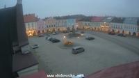 Nove Mesto nad Metuji: Nové Město nad Metují - Česko: Husovo náměstí