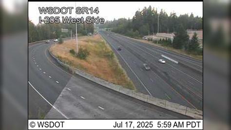 Ellsworth › West: I-205 at MP 27: SR-14 W Interchange Webcam