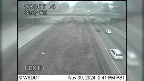 Traffic Cam Lambert: I-5 at MP 12.4: Carty Rd