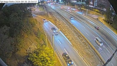 Traffic Cam Bergshamra: Tpl Haga södra