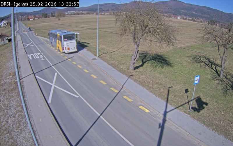 Traffic Cam Iga vas: R1-213, Pudob - Babno Polje