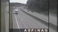 Dernière vue de jour à partir de Rastbichl: A02, bei Anschlussstelle Laßnitzhöhe, Blickrichtung Wien − Km 172,28