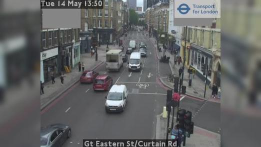 Traffic Cam City of London: Gt Eastern St/Curtain Rd