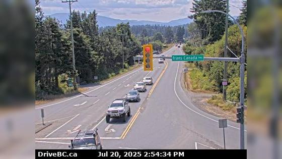Herd Rd Traffic - North Cowichan, BC Webcam