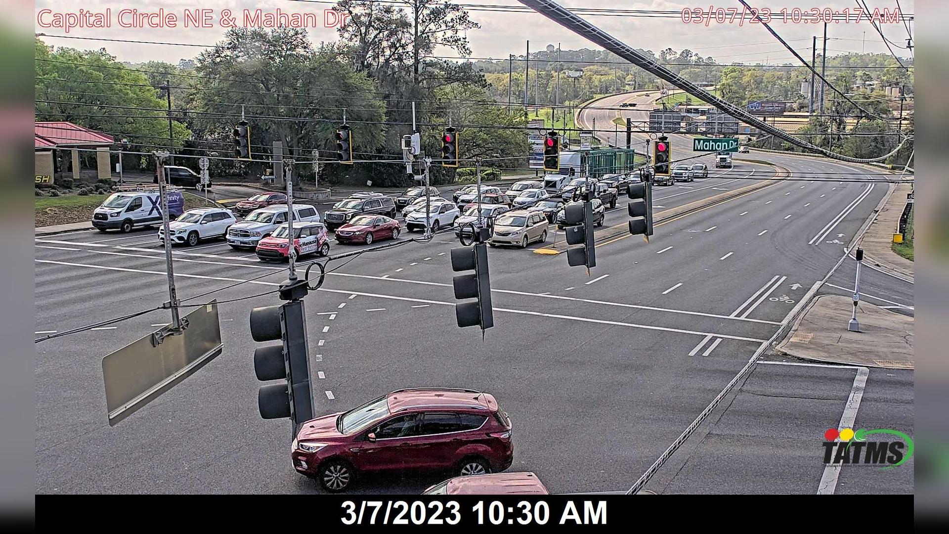 Traffic Cam Tallahassee: Capital Circle NE at Mahan Dr