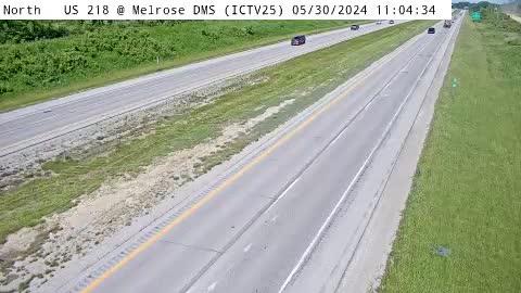 Traffic Cam Iowa City: IC - US 218 @ Melrose DMS (25)