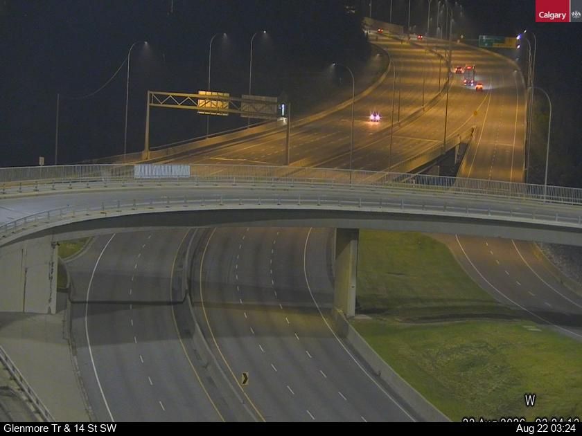 Traffic Cam Mayfair: Glenmore Trail - 14 Street SW (West)