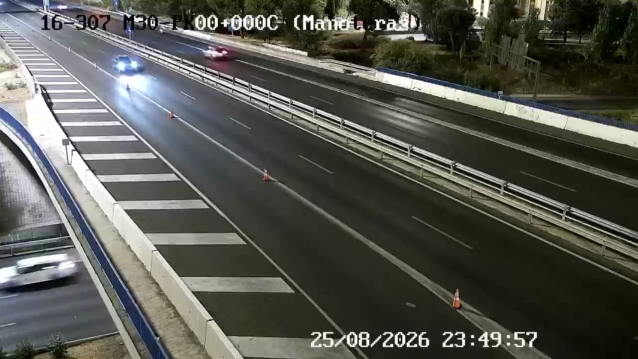 Traffic Cam Valverde: M30 - PK00+000 C (MANOTERAS)