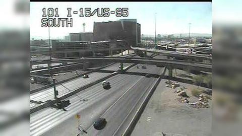 Traffic Cam Las Vegas: I-15 SB I-515 Interchange (dual)