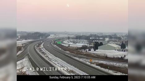 Traffic Cam Madison: I-41 at Military Rd