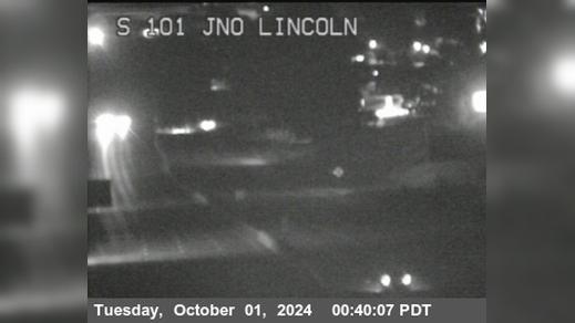 Traffic Cam ˌsæn rəˈfɛl › South: TVE85 -- US-101 : JNO LINCOLN AV