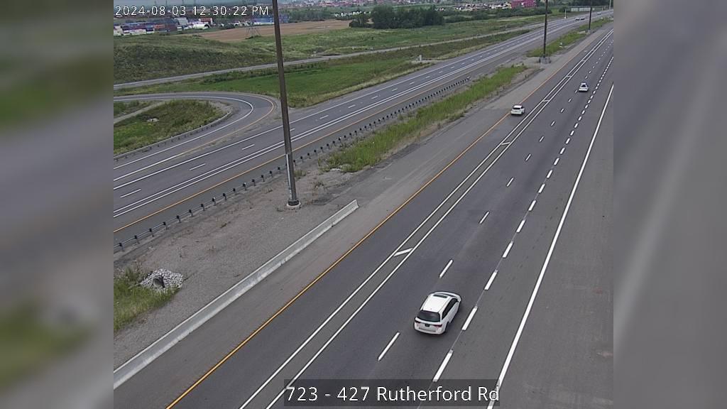 Traffic Cam Vaughan: Highway 427 near Rutherford Road