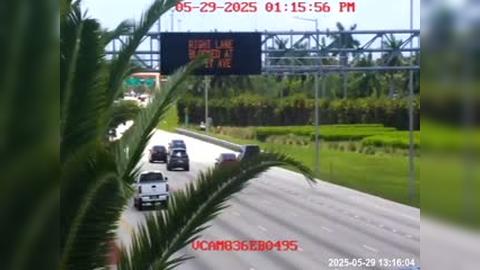 Traffic Cam Fountainbleau: VCAM) DMS-836-1
