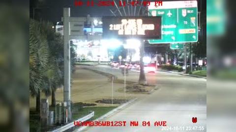 Traffic Cam Doral: WB NW 12 ST @ NW 87 AV