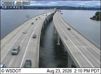 Traffic Cam Edgewater Park: SR 520 at MP 1.9: 40th Ave E