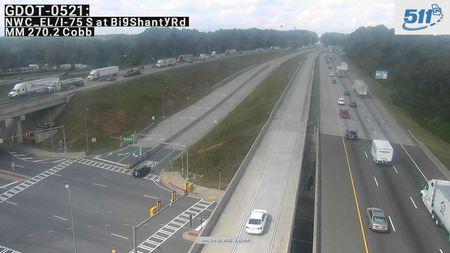 Traffic Cam Woodstock: GDOT-CAM-521--1