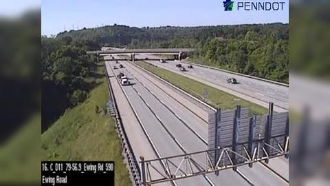 Traffic Cam Collier Township: I-79 @ MM 56.9 (EWING RD)