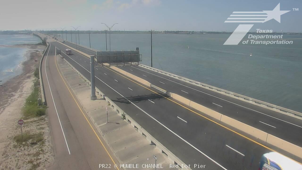 Traffic Cam Corpus Christi › East: Red Dot Pier