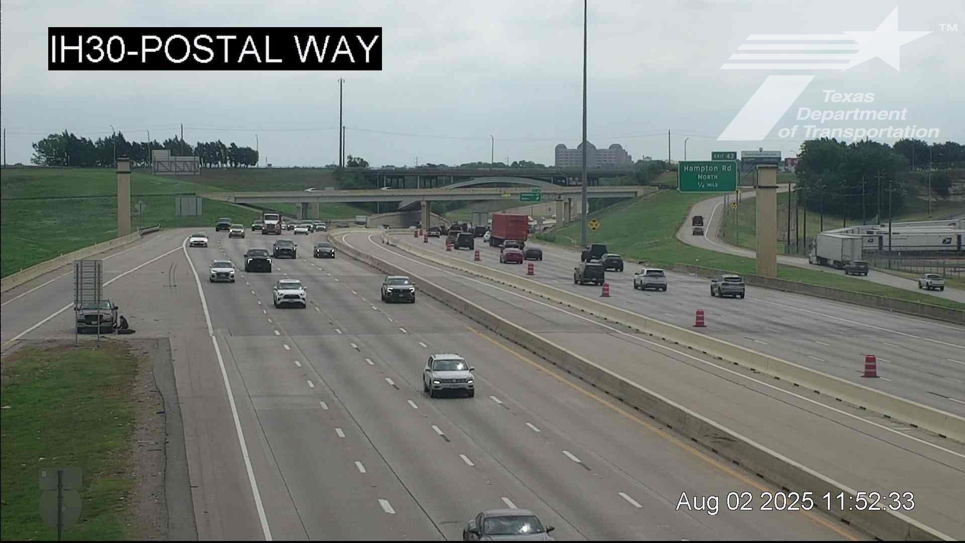 Traffic Cam Dallas › East: I-30 @ Postal Way