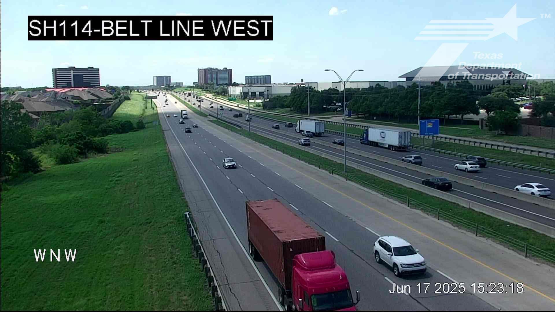 Traffic Cam Irving › East: SH114 @ Belt Line West