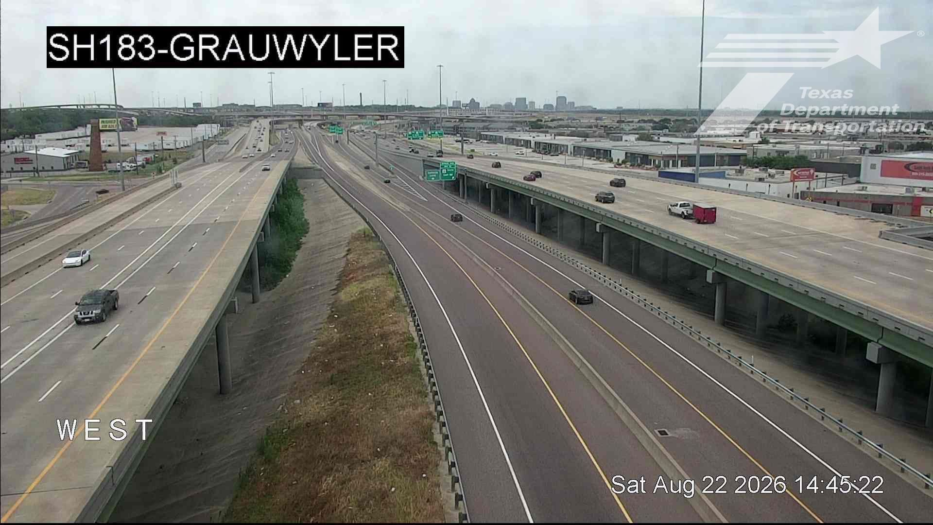 Traffic Cam Irving › East: SH 183 @ Grauwyler