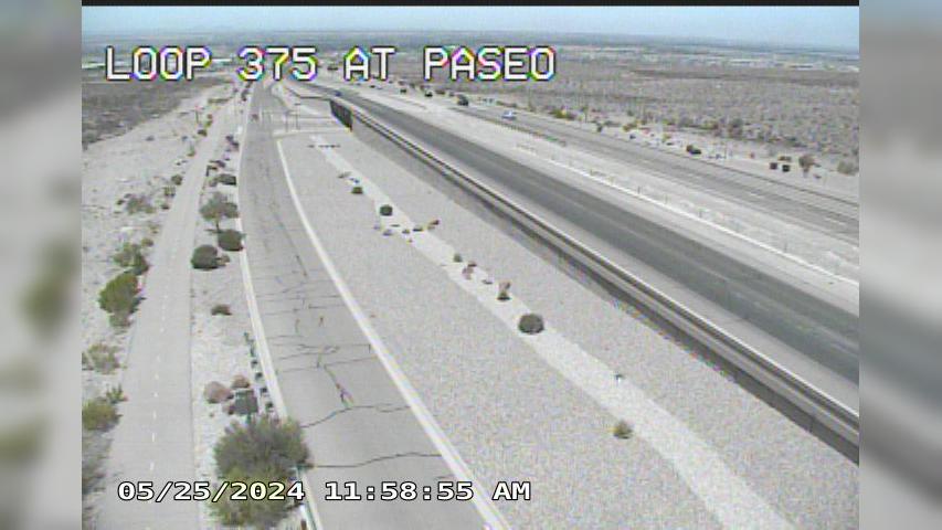 Traffic Cam El Paso › West: LP-375 @ Paseo Del Norte