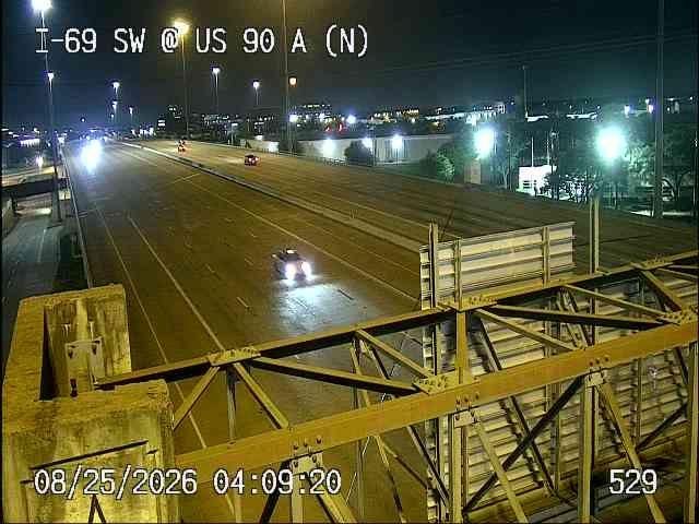 Traffic Cam Stafford › South: I-69 Southwest @ US 90 A (N)