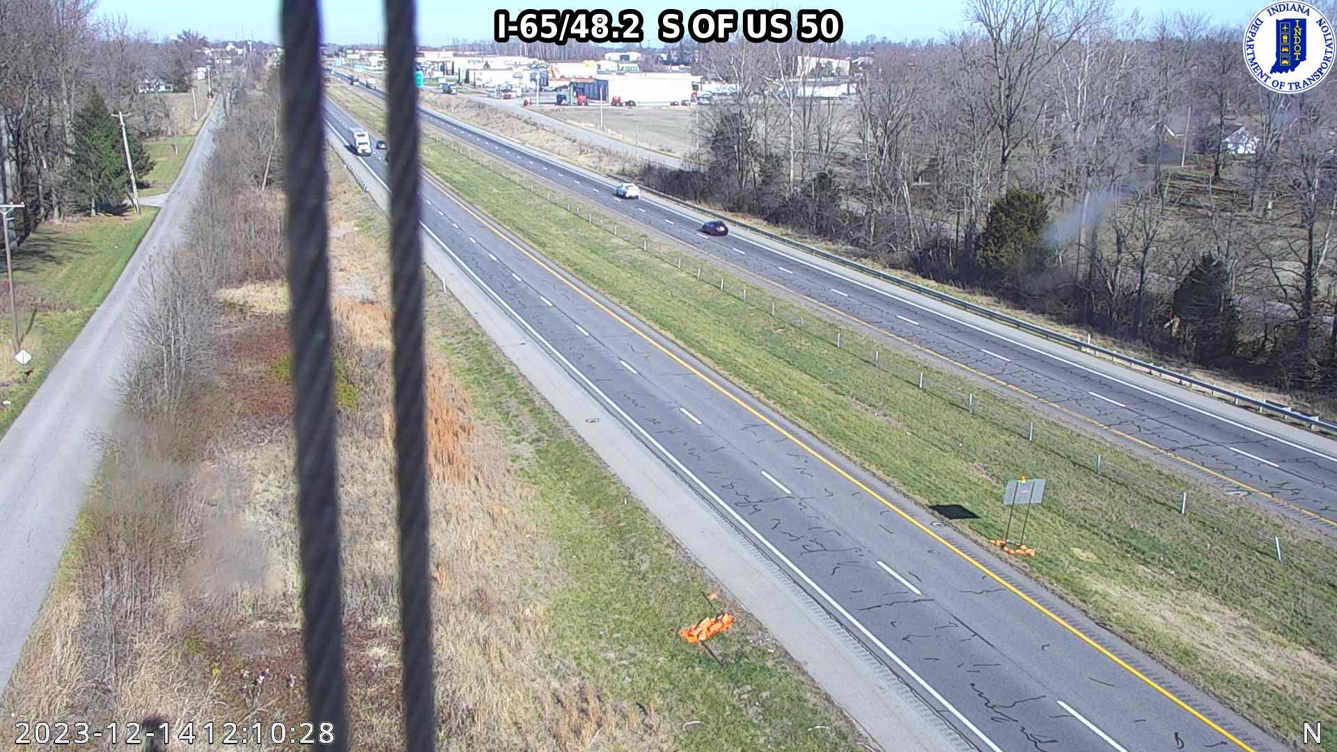 Traffic Cam New Farmington: I-65: I-65/48.2 S OF US 50 : I-65/48.2 S OF US 50