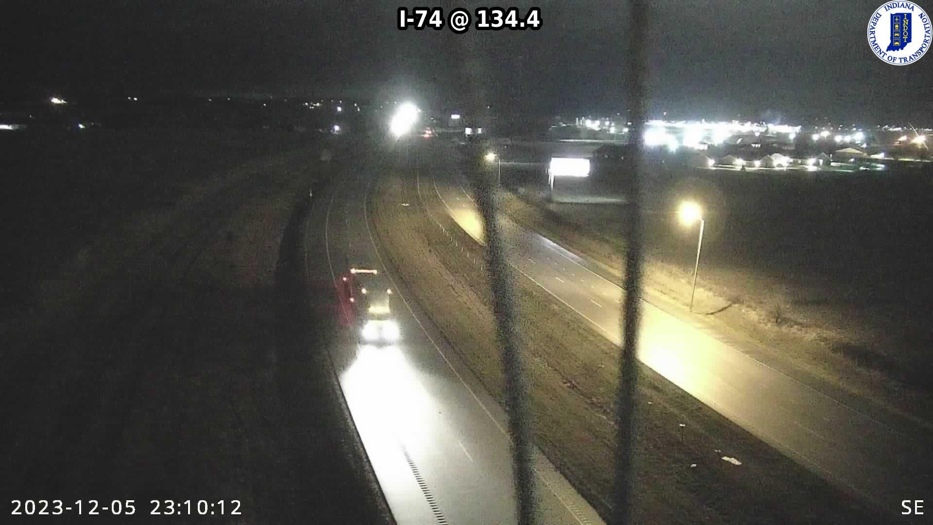 Traffic Cam Greensburg: I-74: I-74 @ 134.4