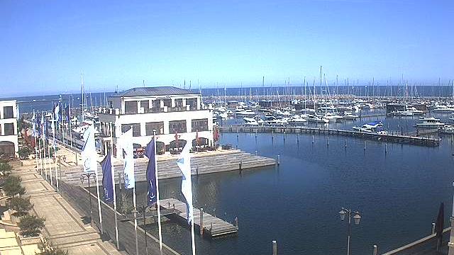 Scenic Views: Hinrichshagen to Warnemünde Harbor Webcam