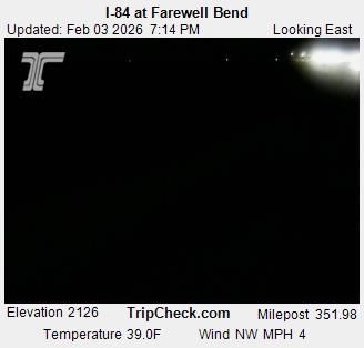 Traffic Cam Huntington: I-84 at Farewell Bend