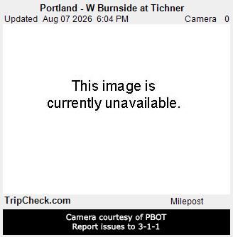 Traffic Cam Portland: W Burnside at Tichner