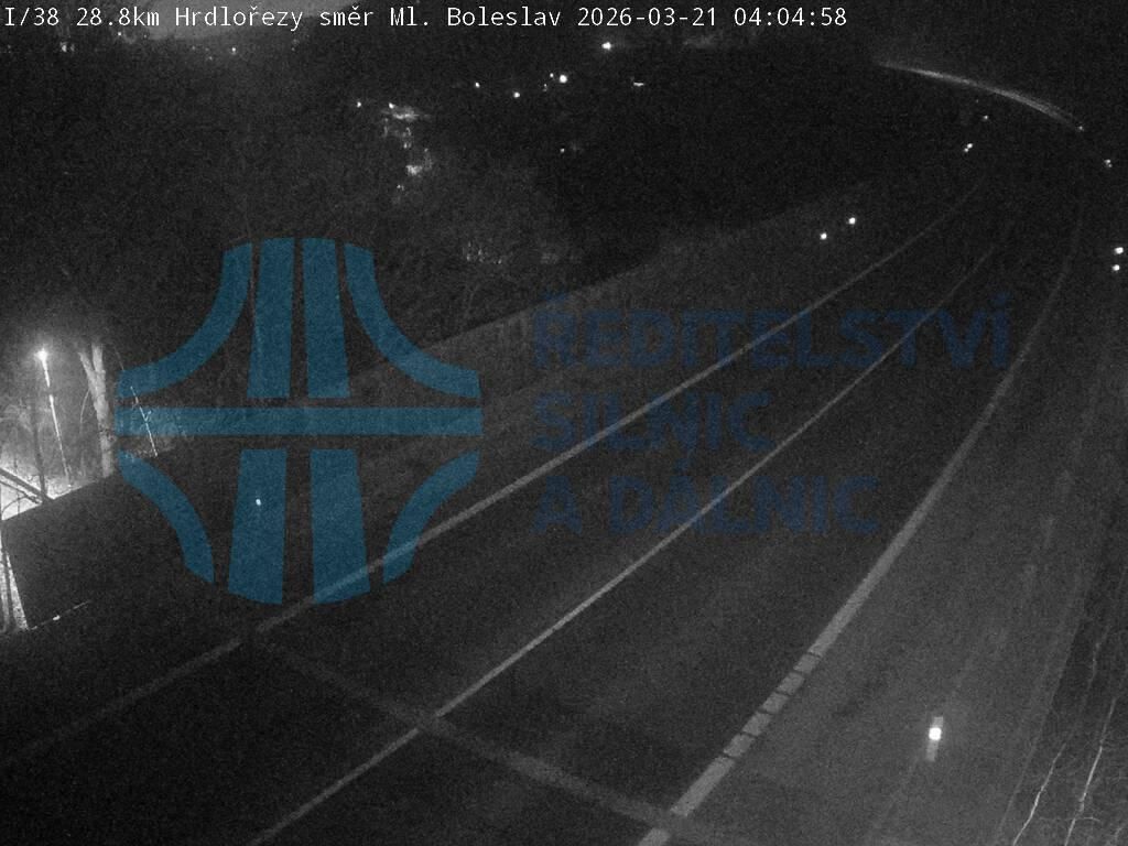 Traffic Cam Hrdlorezy › South: Středočeský kraj, Česko: Route I/38