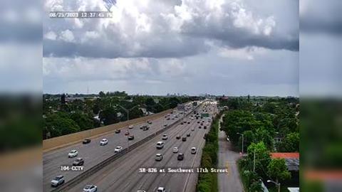 Traffic Cam Westchester: SR-826 at Southwest 17th Street