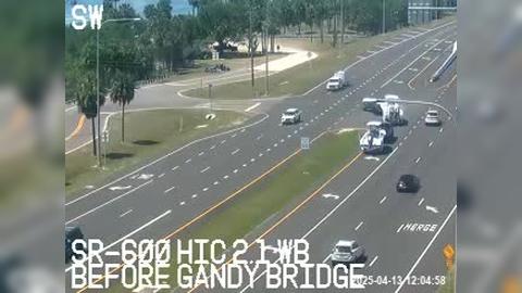 Traffic Cam Tampa: East side of Gandy Bridge