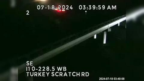 Traffic Cam Jefferson: I10-MM 228.5 WB- Turkey Scratch Rd