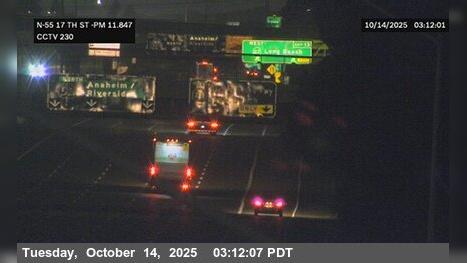 Traffic Cam Tustin › North: SR-55 : 17th Street