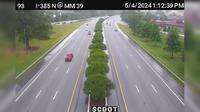 Terrain at Haywood: I-385 N @ MM 39 (Haywood Rd) - Day time