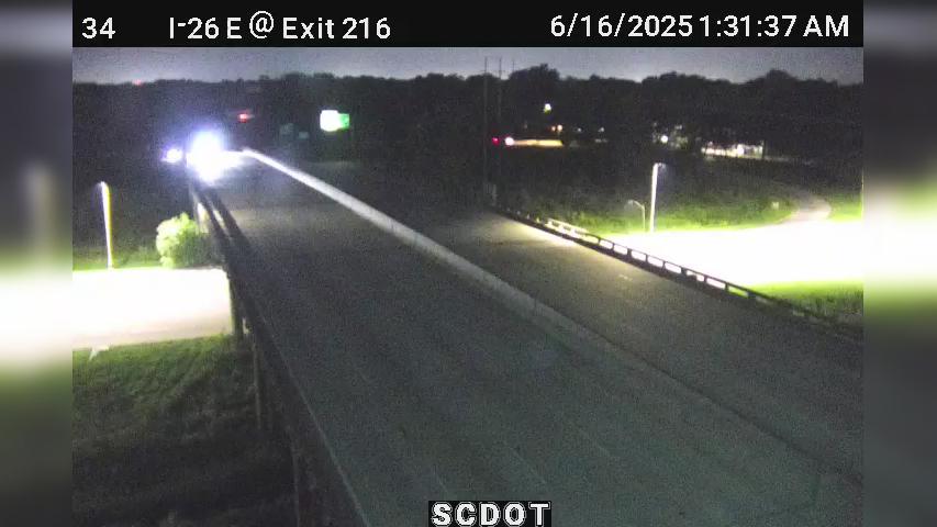 Traffic Cam North Charleston: I-26 E @ MM 216 (Cosgrove Ave)