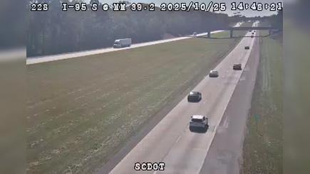 Traffic Cam Yemassee: I-95 S @ MM 39.2