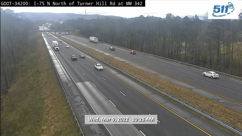 Traffic Cam Tunnel Hill: GDOT-CAM-I--