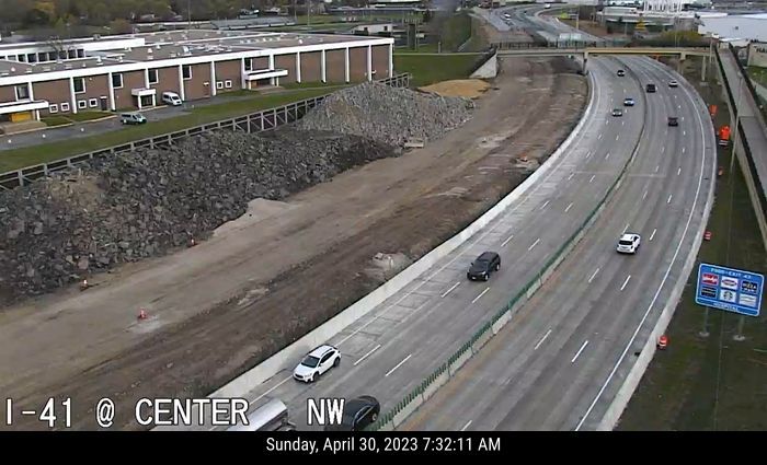 Traffic Cam Rib Mountain: I-41/US 45 at Center St