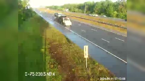 Traffic Cam Ruskin: CCTV I- . NB